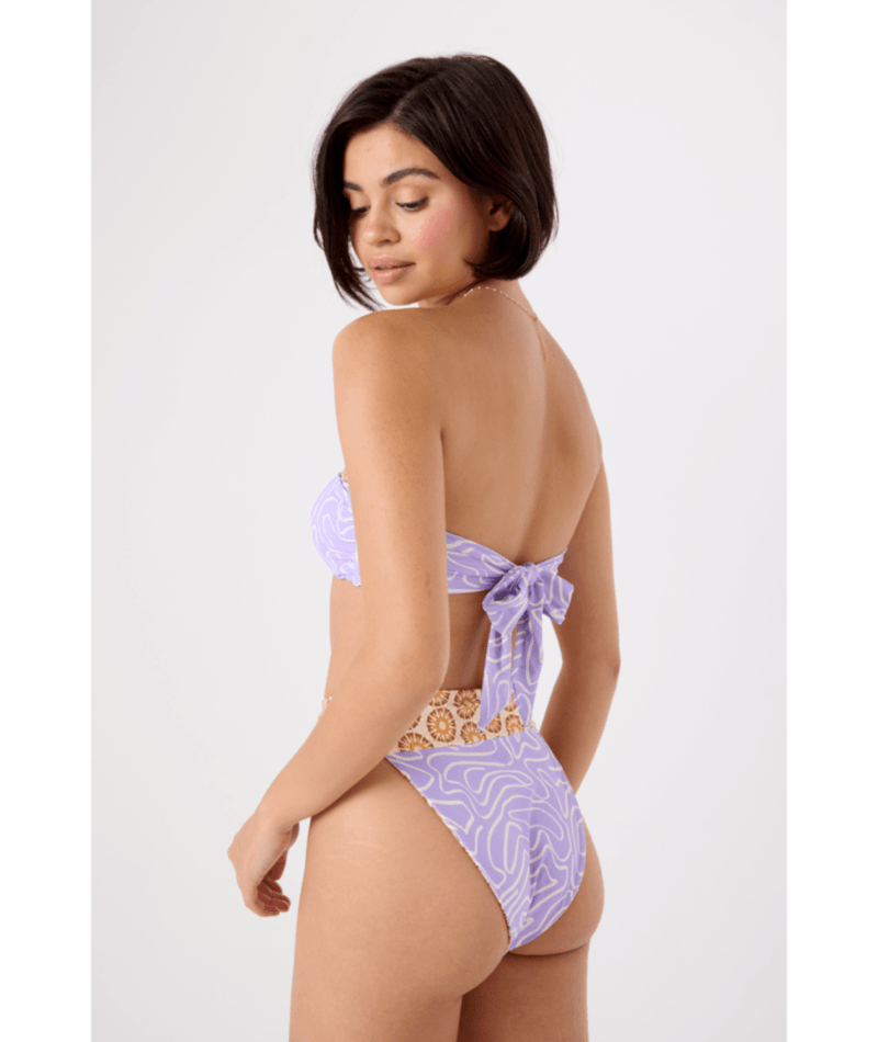Rx Swimwear Bottoms Sunshine State Of Mind Banded High Waist Mod