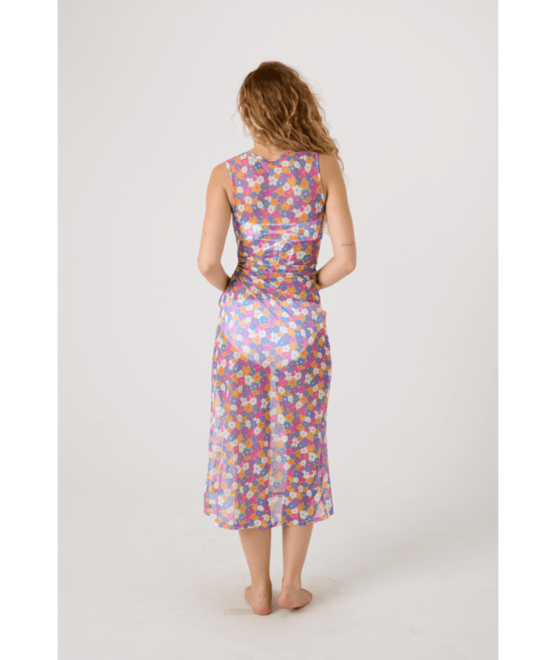 Rx Apparel Dresses California Dreamin Mesh Tank Cover Up Dress