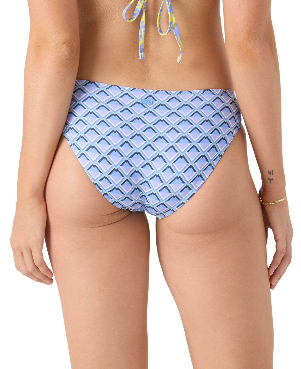 Rx Young Womens Swimwear Golden Glow Fixed Lace Hipster Full