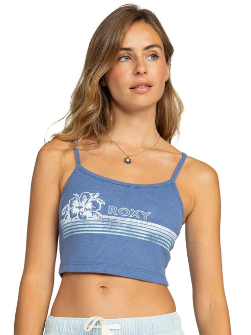 Rx Apparel Tops Hibiscus Stripe Cst