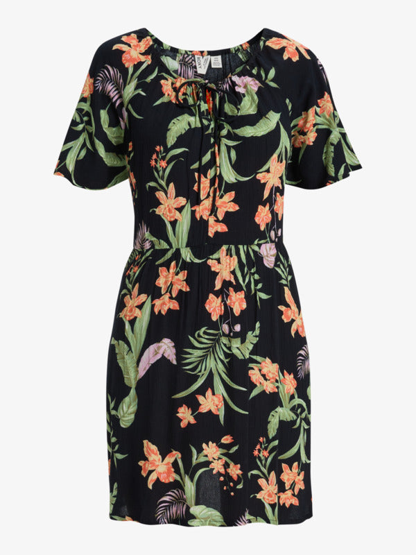 Rx Apparel Dresses Tropical Tides Crinkle