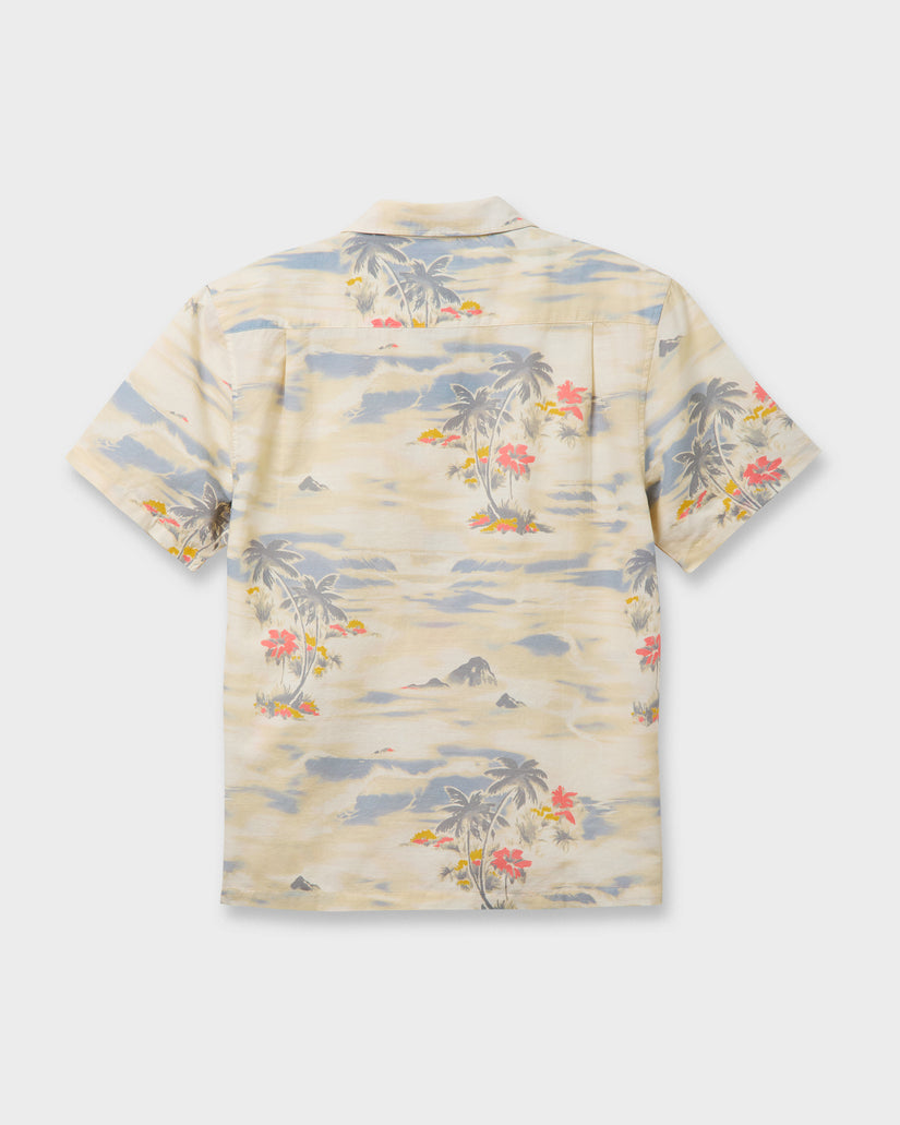 Qs Young Mens Apparel Tropical Surf Casual Ss