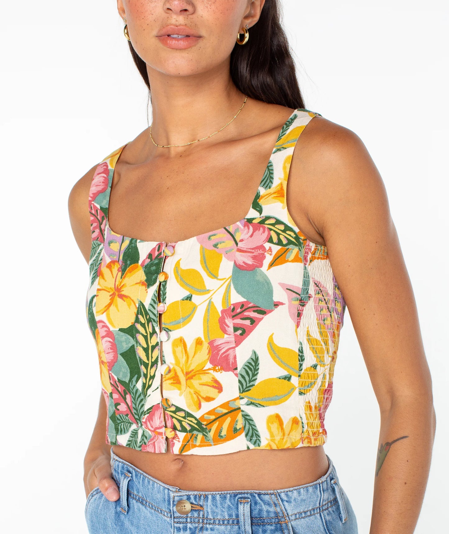 Rx Young Womens Apparel Maui Sessions Top Print