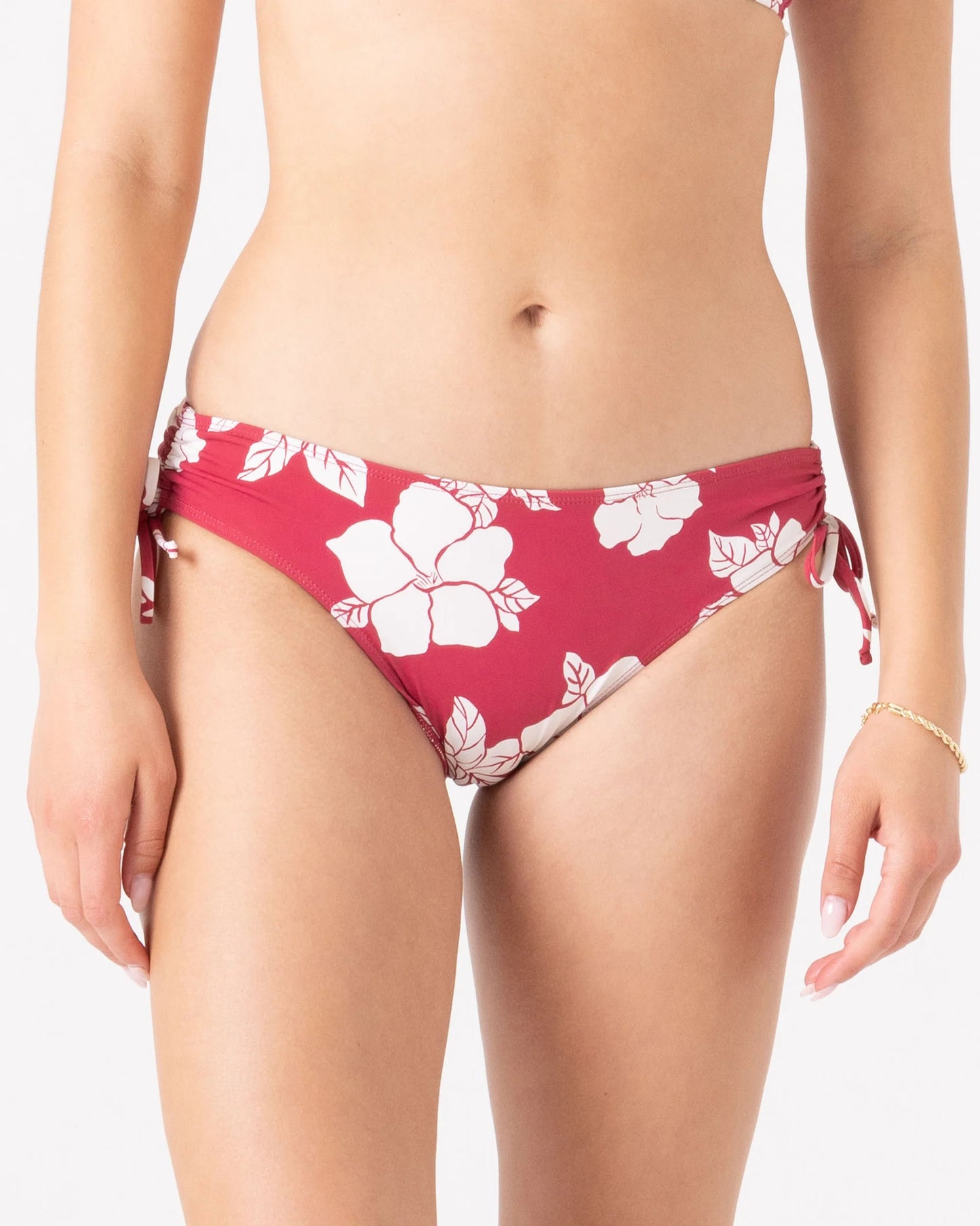 Rx Swimwear Bottoms Hibiscus Hideaway Hipster Lace Full
