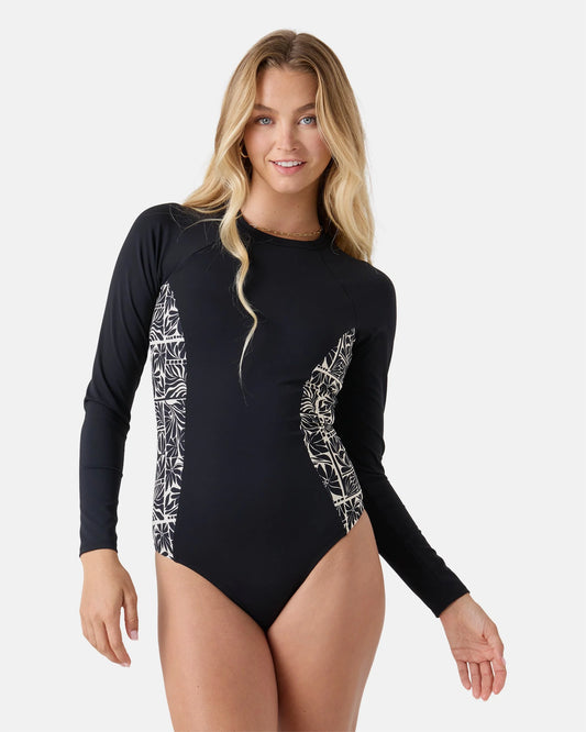 Rx Young Womens Swimwear Geo Flower Surf Suit