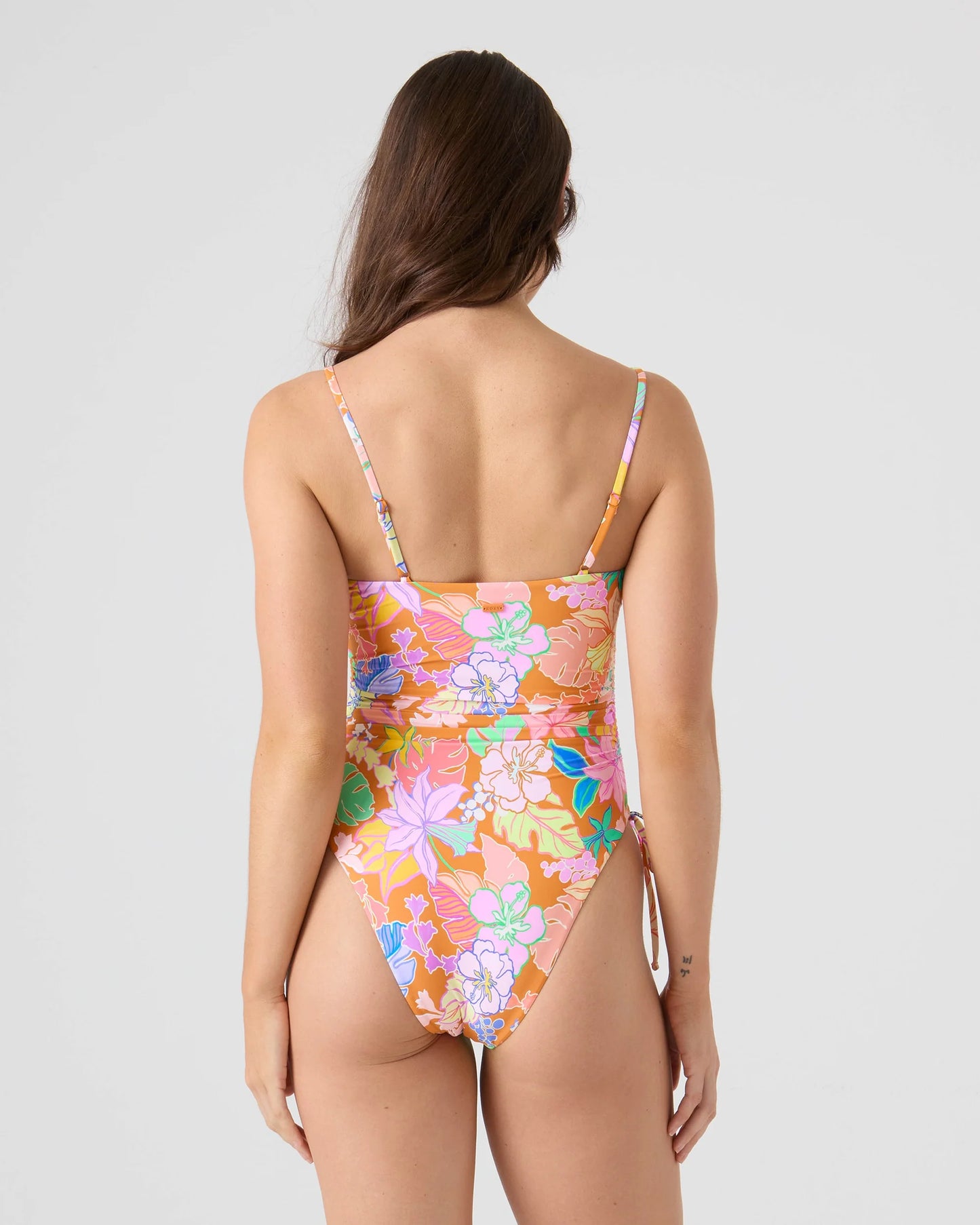 Rx Young Womens Swimwear Lei It On Me Adjustable Side One Piece Moderate