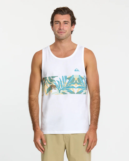 Qs Apparel Tops Blueweed Stripe Tank