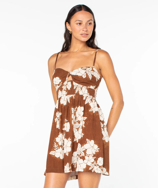 Rx Apparel Dresses Sunrise Vibes Print