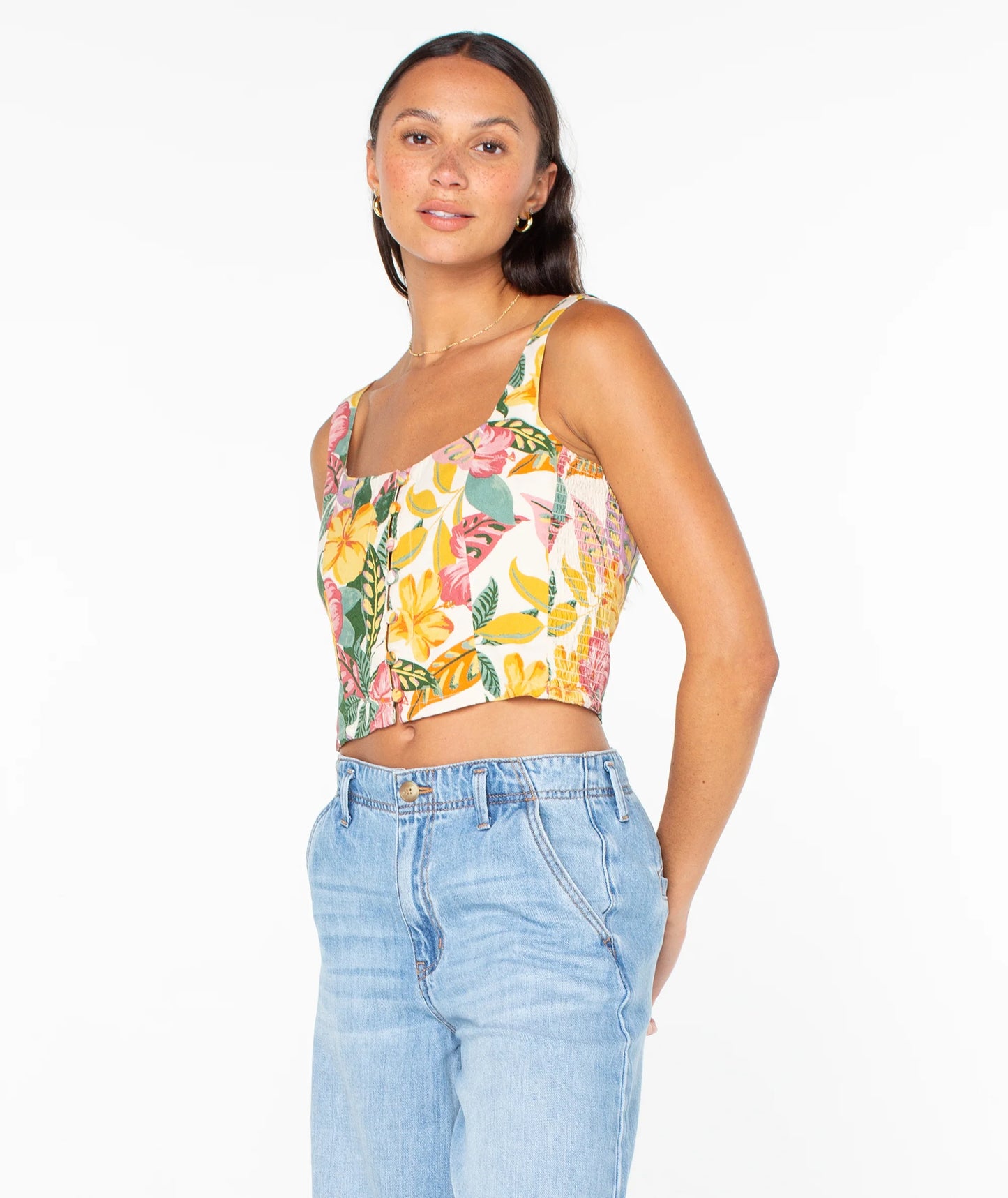 Rx Young Womens Apparel Maui Sessions Top Print