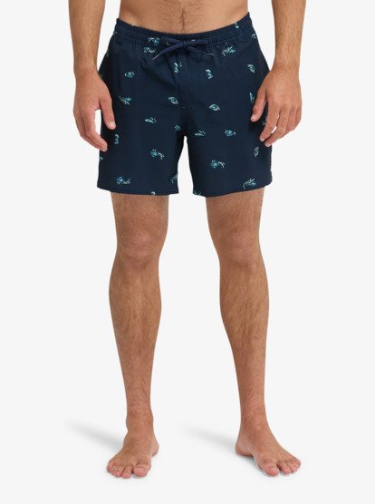 Qs Young Mens Apparel Stretch Printed Volley 16