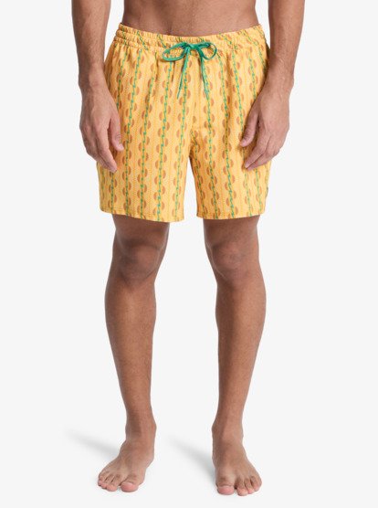 Qs Young Mens Apparel Stretch Printed Volley 16