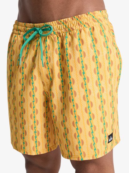 Qs Young Mens Apparel Stretch Printed Volley 16