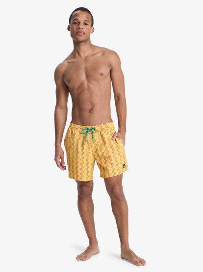 Qs Young Mens Apparel Stretch Printed Volley 16