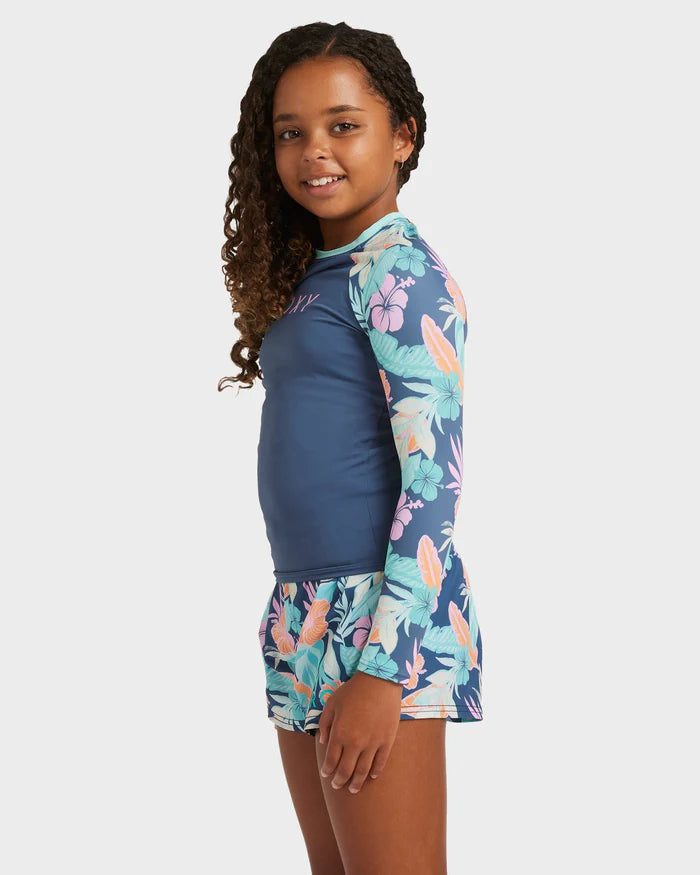 Rx Youth Apparel Active Floral Rg Ls Lycra Kids