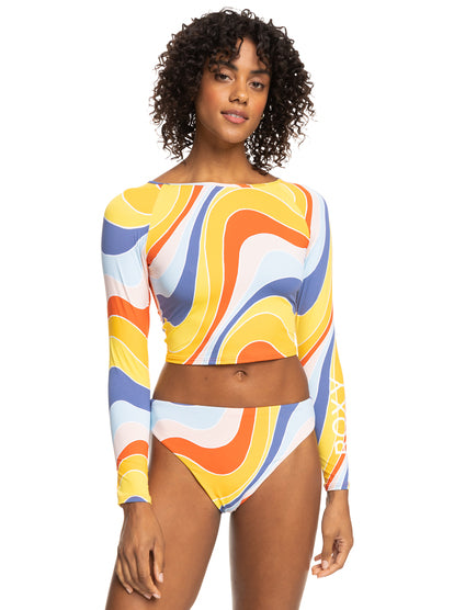 Rx Lycra Surf Shirt/Rashguard Crop Top Ls Lyc