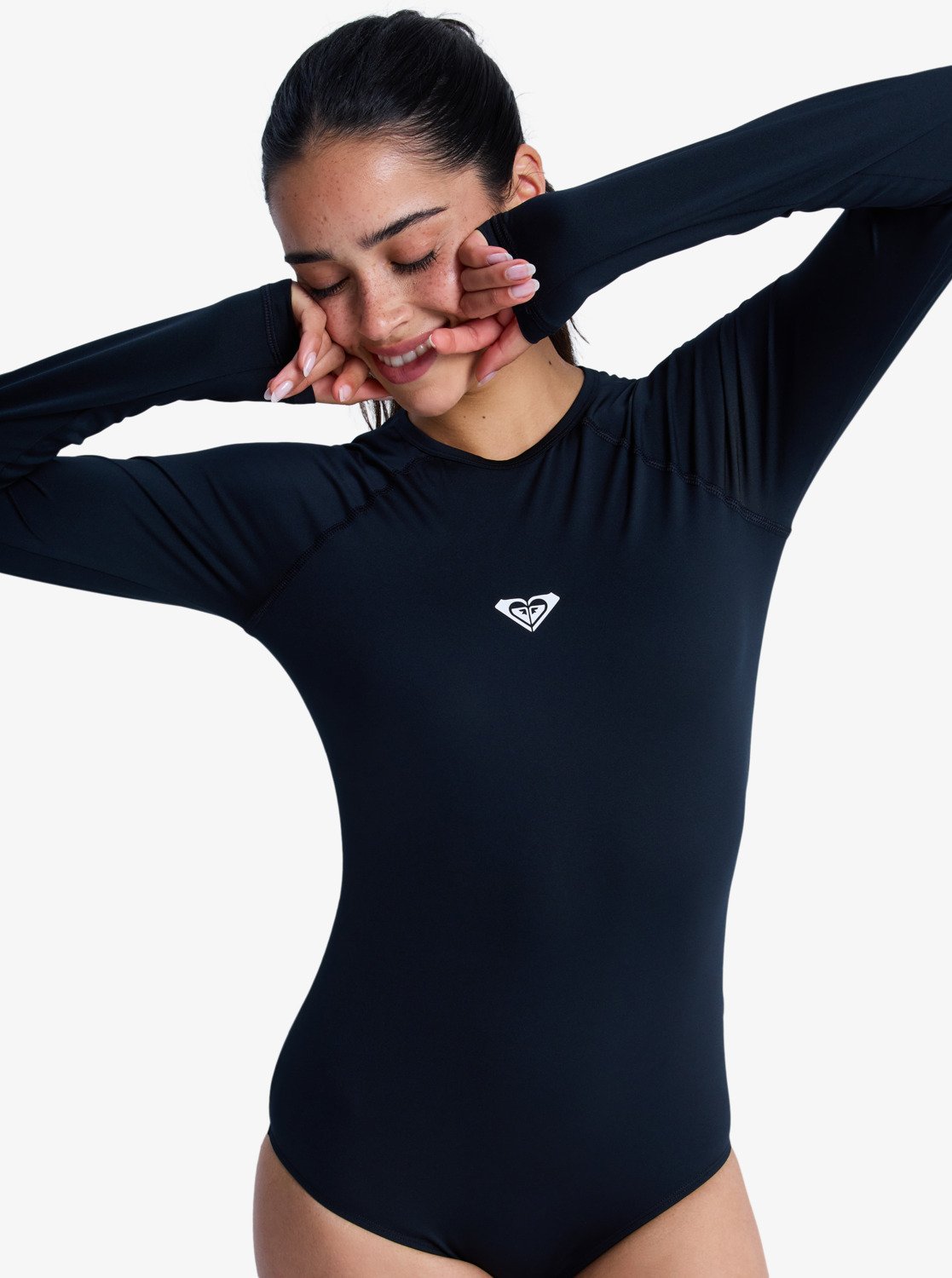 Rx Young Women Apparel Essentials Ls Onesie Back Zip